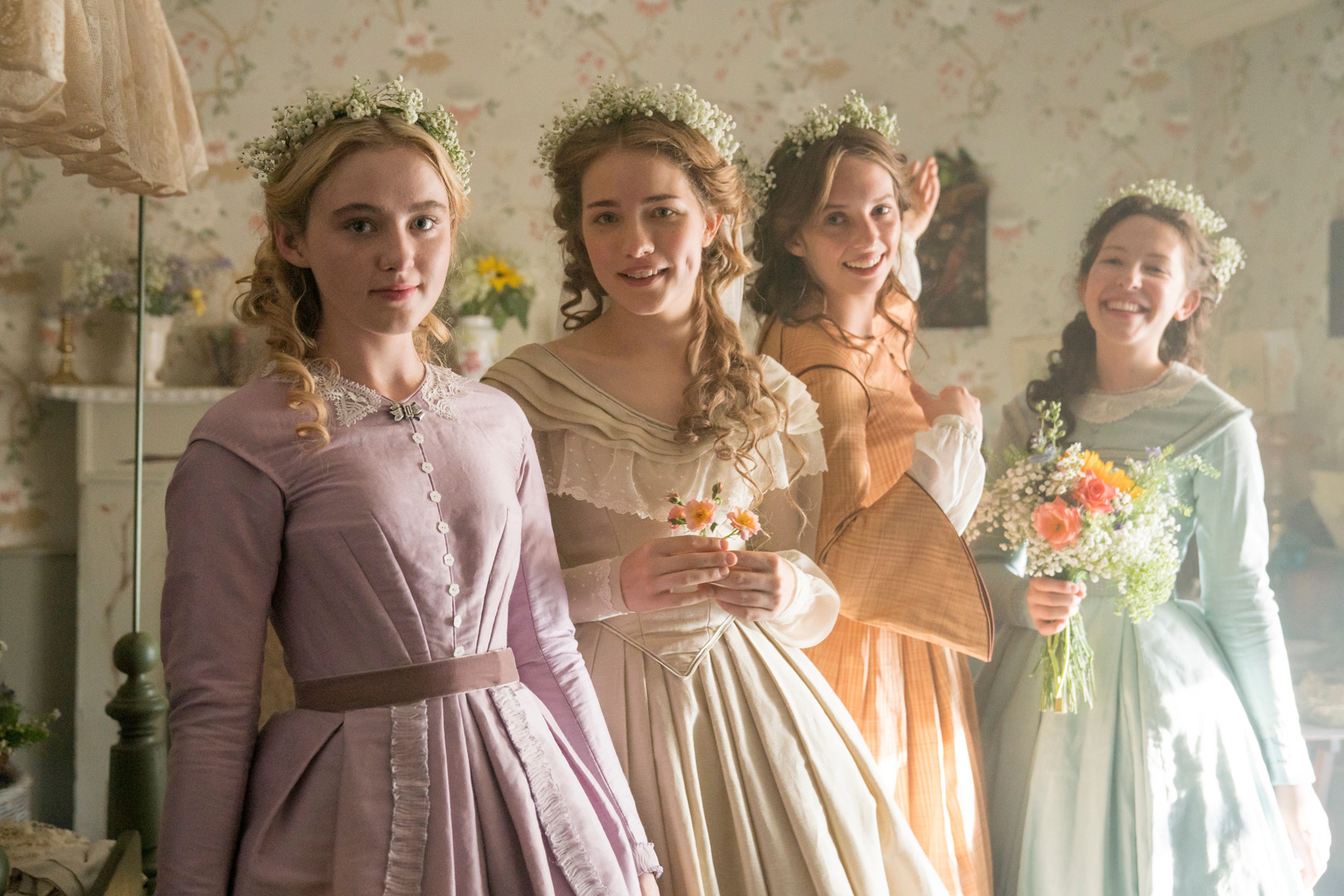 LITTLE WOMEN Kathryn Newton, Willa Fitzgerald, Maya Hawke and Anne Geddes