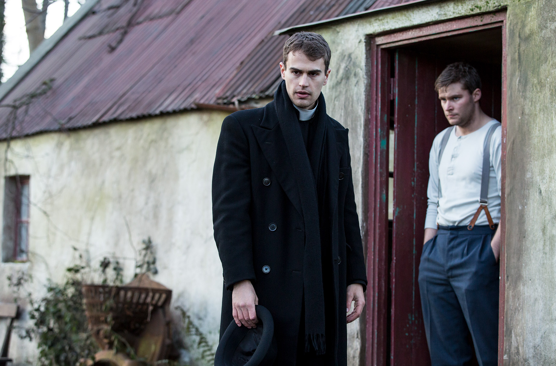 THE SECRET SCRIPTURE : Theo James and Jack Reynor